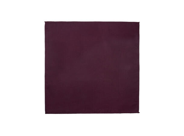 Lommetørklær 30x30 ensf. vinrød 